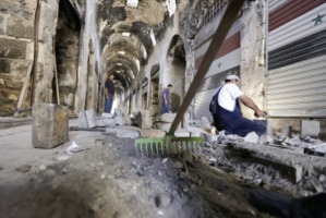 سوريا تطلب من الأمم المتحدة 5 مليارات ليرة لإعادة تأهيل أسواق حمص القديمة
