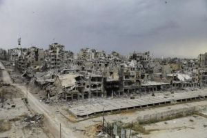 في حمص.. 60 مبنى مهدد بالسقوط و4800 محل تجاري مدمر