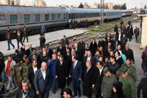 انطلاق أول رحلة قطار من حلب إلى بغداد