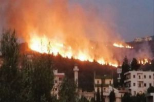 إخماد حرائق في حمص امتدت لنحو 13 قرية ومنطقة