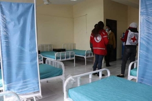 حلب: تأهيل مشفى ابن خلدون كمركز عزل لمئة مريض كورونا 