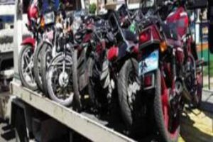 فرع المرور يحتجز 1556 دراجة نارية في حماة