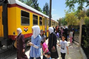 قطار النزهة إلى الزبداني مجاناً للمواطنين خلال فترة عيد الأضحى