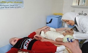 وزير الصحة: 17 حالة شلل أطفال جديدة في سورية.. اطلاق حملة التلقيح الثالثة ضد مرض شلل الأطفال 