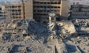 أضرار مشفى الكندي في حلب 3 مليارات ليرة