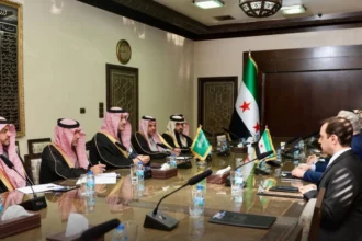 اجتماع وزير المالية السوري مع الوفد السعودي