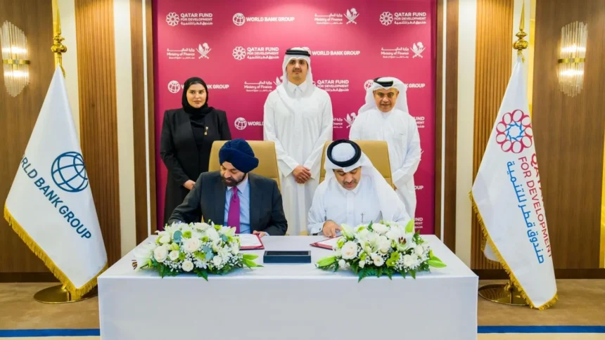 البنك الدولي يفتتح مكتبه الرسمي في الدوحة ويبرم شراكة استراتيجية مع صندوق قطر للتنمية