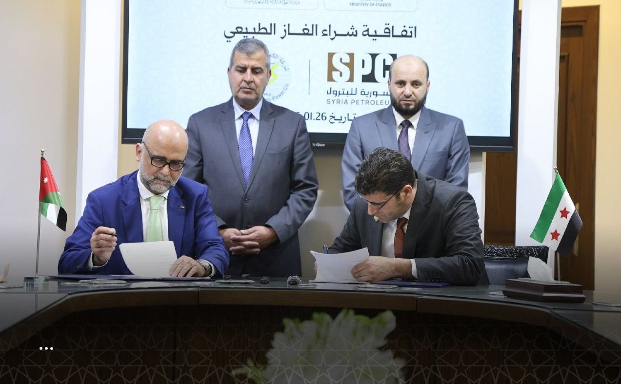 لتعزيز "شبكة الكهرباء".. اتفاق رسمي بين دمشق وعمان لتزويد سوريا بالغاز الطبيعي عبر الأردن