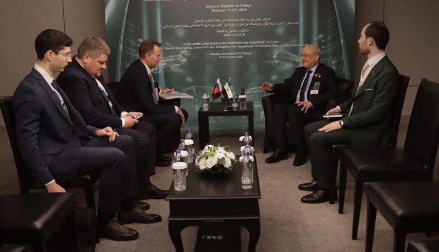 مباحثات سورية-روسية لتطوير السكك الحديدية وتعزيز التعاون اللوجستي على هامش مؤتمر إسطنبول