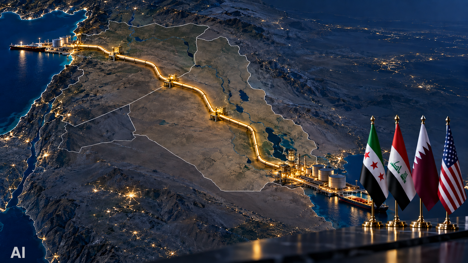 العراق يبدأ مفاوضات مع شركات أميركية وقطرية لمد خط نفط من البصرة إلى بانياس السورية