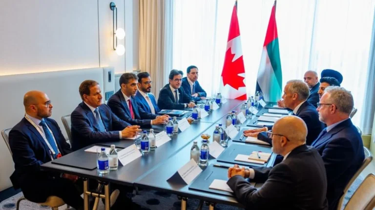 الإمارات وكندا تبحثان تسريع تنفيذ إطار استثماري بقيمة 50 مليار دولار