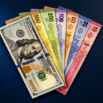 أوراق نقدية من الدولار الأميركي والليرة السورية، صورة توضيحية لخبر سعر الدولار في سوريا