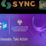 وزير الاتصالات السوري خلال مؤتمر SYNC’26 في دمشق